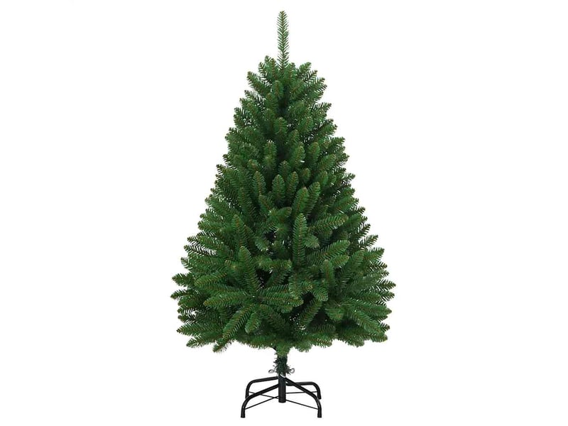  Sapin de noël artificiel, arbre de noël à charnières avec support vert 120 cm  - Conforama A