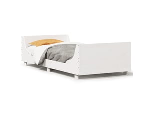 Lit simple 100x200 cm    coloris blanc