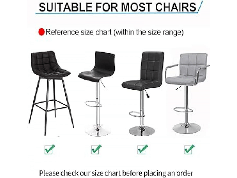  Housse imperméable marron carrée nordique pivotante pour tabouret de bar avec dossier, housse de tabouret de bar de style industriel, housse universe XLH-ZLS-009277ZLS - Conforama E