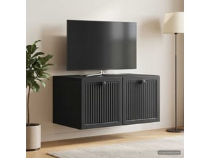 Meuble tv coloris noir 59.5 cm <strong></strong>  <strong></strong>