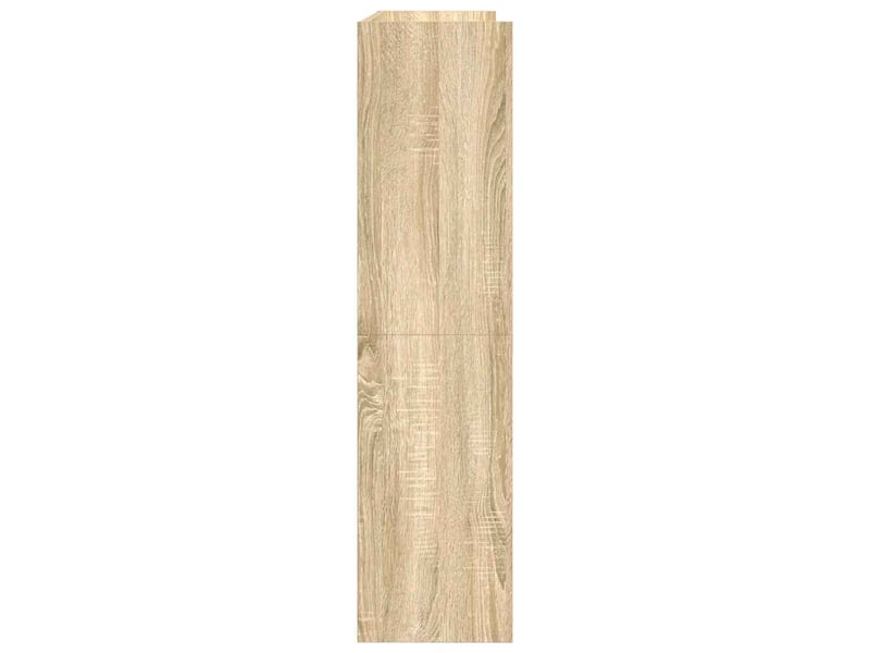  Meuble à chaussures, étagère à chaussures chêne sonoma 80x25x100cm bois d'ingénierie  - Conforama E