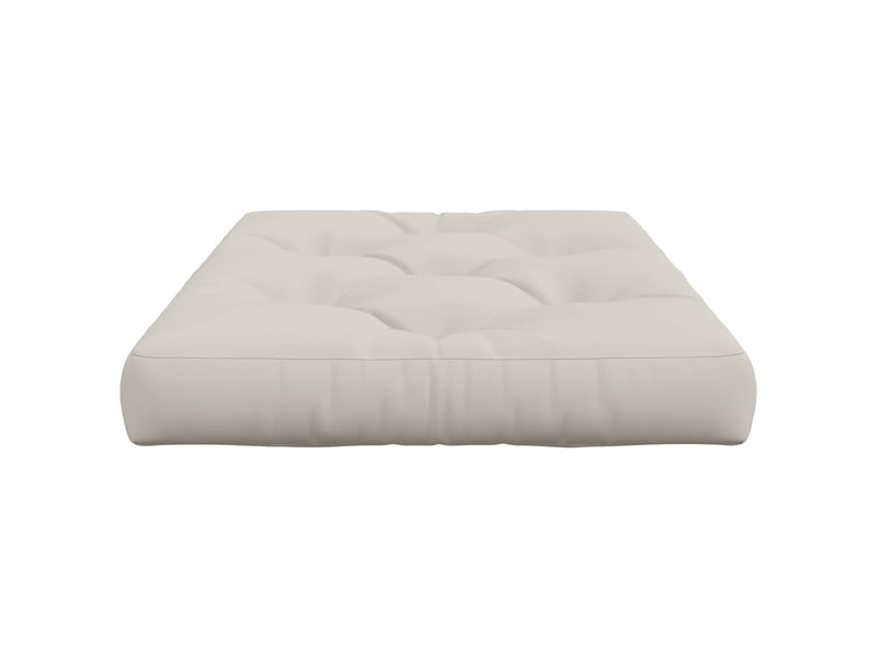  Coussin de siège en palette, coussin d'assise vianen 100 % polyester blanc cf55872  - Conforama C