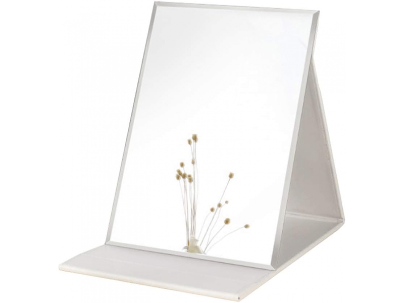  Miroir portable ultra hd - miroir pliable multi-angles sur piedà mainde bureau 8 x 5,9 pouces  - Conforama A