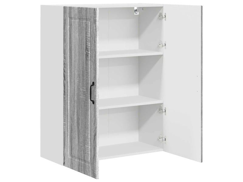 Meuble mural de cuisine, armoire de cuisine gris sonoma 80x31x100cm - Conforama E