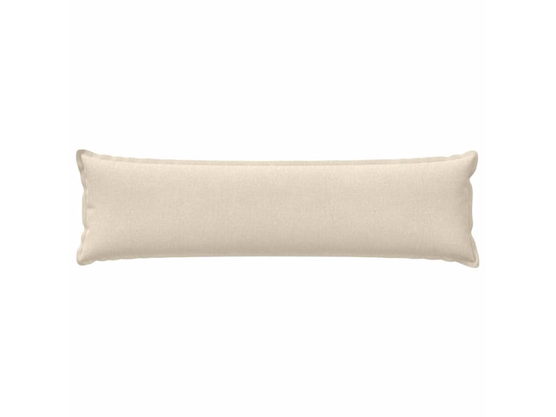  Lot de 2 housses de coussin houten crème 40 x 145 cm tissu chenille cf49300  - Conforama C