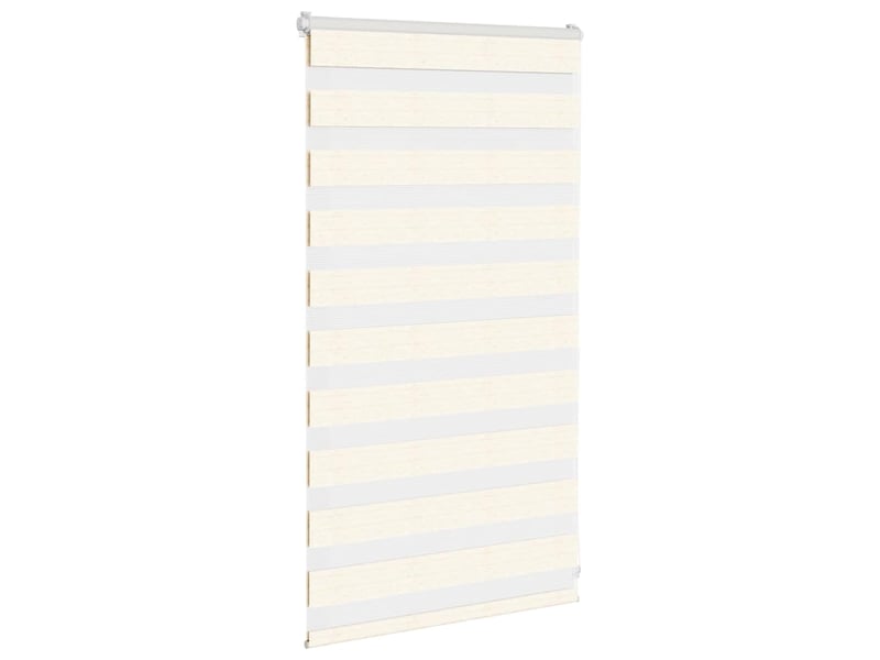 Store zèbre, store de fenêtre beige marbré largeur du tissu 75,9 cm polyester cf48322 - Conforama C
