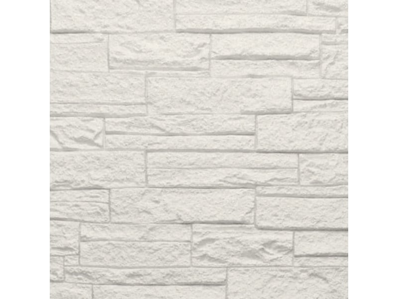 Panneau mural 3d effet pierre en polyuréthane 12 pièces 120x60 cm - blanc - Conforama D