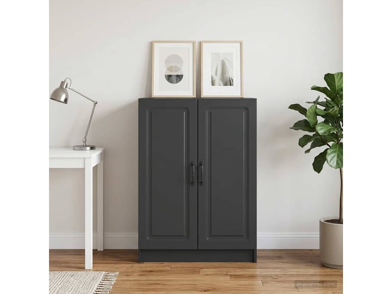 Buffet - bahut - meuble de rangement noir 66 x 34,5 x 87 cm bois d'ingénierie  - Conforama D