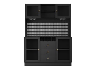 Etagère 140 cm coloris noir PANGIVO