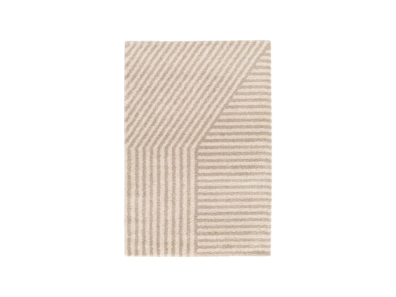  Tapis intérieur motif ronds crème et beige 80 x 150cm - stella  - Conforama A