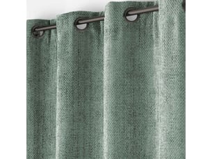 Rideau en velours chenillé leo 140x260cm vert sauge