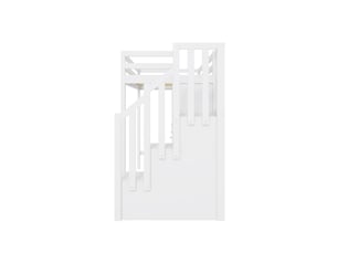 Lit superposé 90x200 cm Morn Vibe coloris blanc