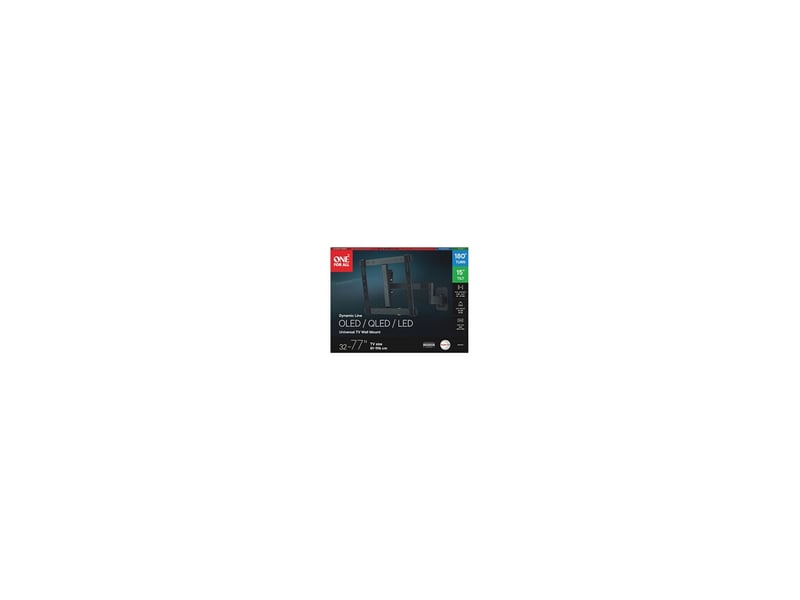  Support tv mural orientable dynamic 32 a 77 pouces vesa 400 charge 40 kg noir 8305706 - Conforama A