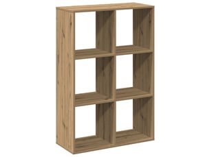Étagère de rangement - étagère séparatrice de pièce chêne artisanal 69,5x29x103,5 cm