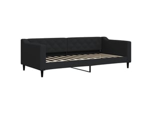 Lit simple 90x200 cm    coloris noir