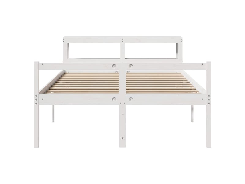 Lit double- lit adulte - lit pour personne âgée avec tête de lit sans matelas 120x190 cm - Conforama C