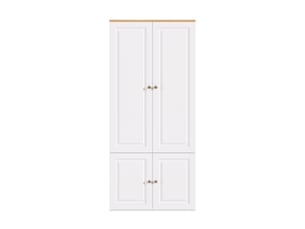 Armoire 0 porte(s) battante 0 tiroir(s) <strong></strong> <strong>ABC</strong> coloris blanc largeur 50 cm