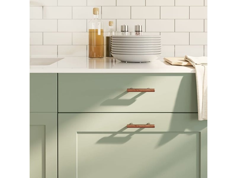  Tirant d'armoire vidaxl, 64 mm, marron  - Conforama B