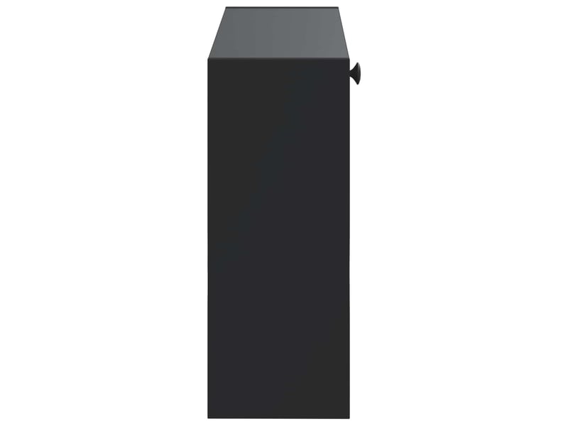  Meuble à chaussures mural, armoire à chaussures alkmaar 71x17x43 cm noir  - Conforama E