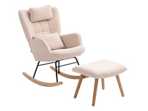 Pouf / repose pied MIVRAY beige