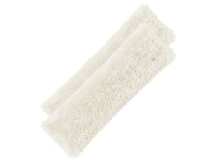 Lot de 2 coussins avec oreiller, coussins décoratifs heerlen blanc fleece pv cf50408
