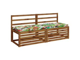 Lot de 2 coussins de banc, coussins d'assise vught 100 % polyester cf57741