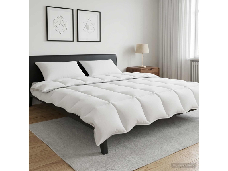 Ensemble de duvet 2 pcs - couette 200 x 220 cm été 150 gsm fibre de bambou  - Conforama B