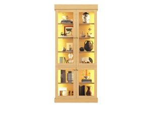 Vitrine coloris naturel <strong>BEAOK</strong> <strong></strong> - 160 cmx180 cm