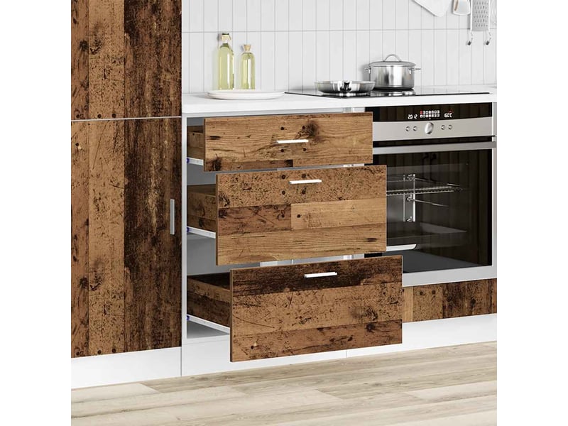  Meuble de rangement, meuble bas de cuisine lyon bois d'ingénierie ancien  - Conforama C