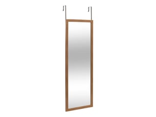 Miroir rectangulaire de porte coloris marron <strong>5FIVE SIMPLY SMART</strong>  <strong>COME</strong> - 6.5 cm x 34 cm