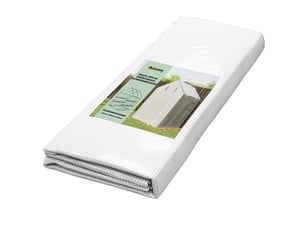 Film de protection pour serre, bâche de remplacement, étanche, pour fenêtres et portes enroulables, film seul 140 x 143 x 190 cm, blanc