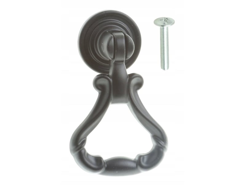  Bouton de meuble rétro noir km-070  - Conforama B