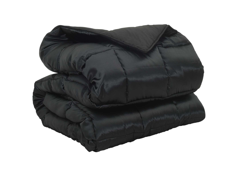  Duvet d'hiver - couette 155 x 220 cm 450 gm² noir  - Conforama A