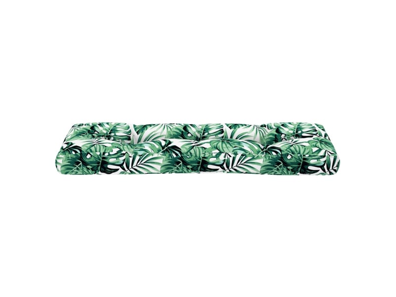  Coussin de palette, coussin de chaise, coussin de canapé à motif de feuilles 120x40x12 cm tissu cf55260  - Conforama E