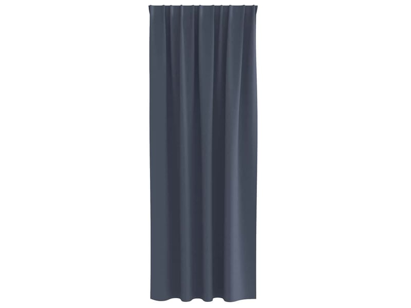  Lot de 2 rideaux occultants, rideaux black-out avec anneaux anthracite 225 x 140 cm cf44552  - Conforama D