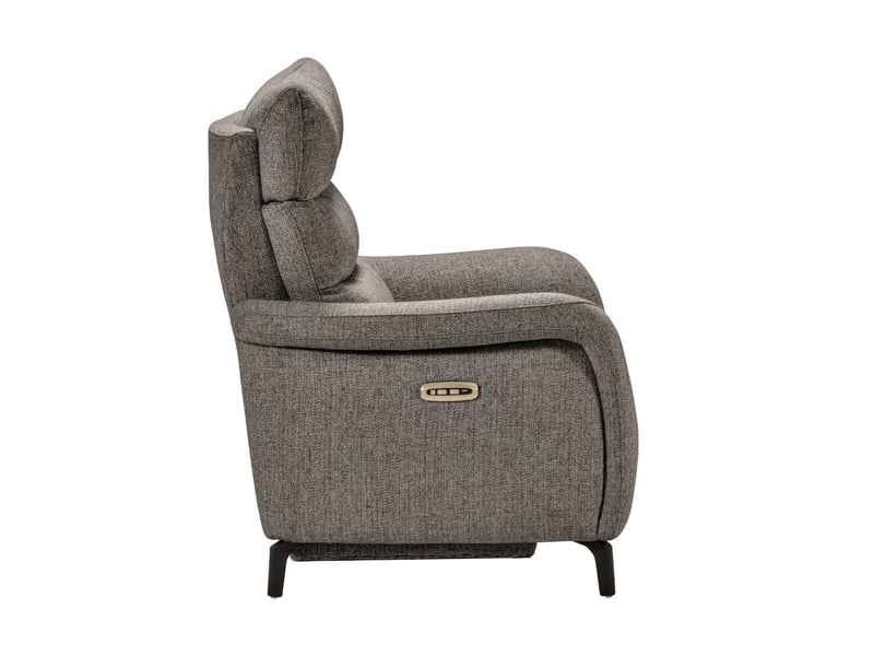  Fauteuil relax électrique tissu gris - varenne VARENNE - Conforama E