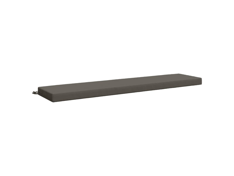  Lot de 2 coussins de banc, coussins d'assise soest 100 % polyester gris cf57266  - Conforama D