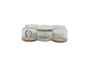 Bocaux en verre stérilisables 350 ml ø100 mm avec couvercles twist-off lot de 6