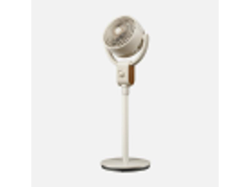  Ventilateur sur pied fabrilamp montenegro 40 w 3 vitesses beige et hêtre 239841068 - Conforama D
