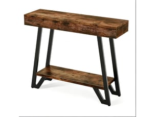 Table basse rectangulaire coloris bicolore FLORAGRACE - 30 cmx103 cm