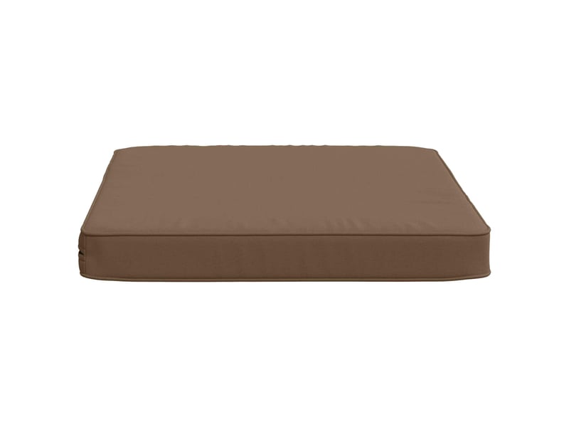 Lot de 4 coussins de siège, coussins d'assise vught 100 % polyester taupe cf60741 - Conforama D