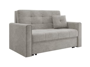 Canapé droit convertible NAZAR  1 place Tissu vert