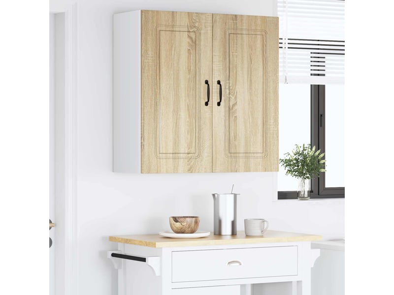  Meuble mural de cuisine | armoire de cuisine chêne sonoma 80x31x80cm shl492  - Conforama D