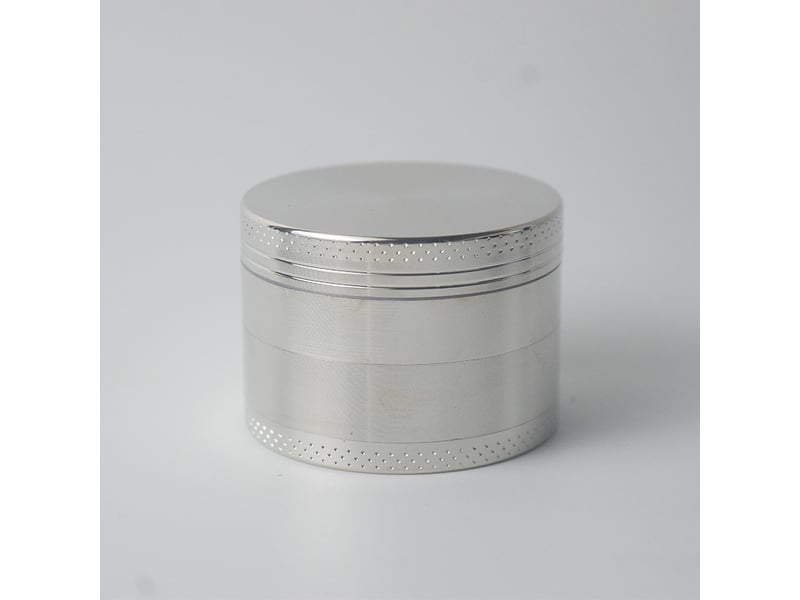  Moulin à herbes, broyeur à herbes sèches portable en alliage de zinc, diamètre40mm,argent  - Conforama A
