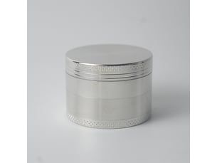 Moulin à herbes, broyeur à herbes sèches portable en alliage de zinc, diamètre40mm,argent