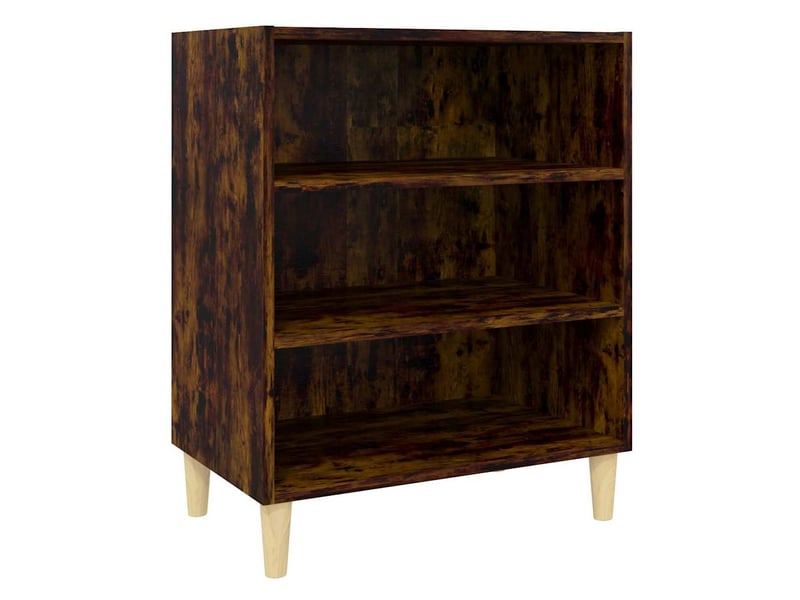  Buffet - bahut - meuble de rangement chêne fumé 57x35x70 cm bois d'ingénierie  - Conforama A