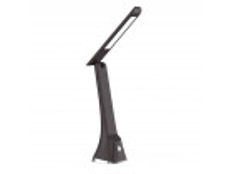  Fabrilamp anhidrita lampe de bureau led noirchrome 5 w 400 lm 4000 k, tactile et pliable 139571009 - Conforama B