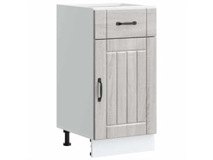 Meuble de rangement, armoire de cuisine lucca sonoma gris bois ingénierie shl8095