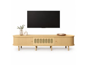 Meuble tv coloris bois clair <strong>DESVIAE</strong> <strong></strong>