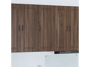 Meuble mural de cuisine | armoire de cuisine chêne brun 40x31x100cm shl2817